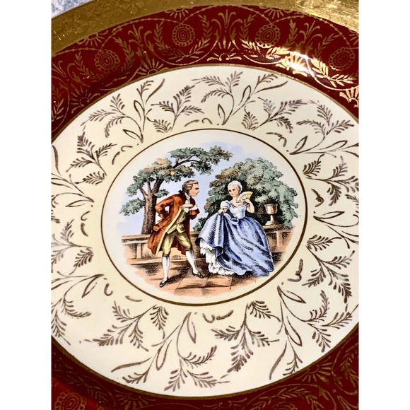 Set of 2 Two Vintage Bromley Side Plates - Picture 6 of 12